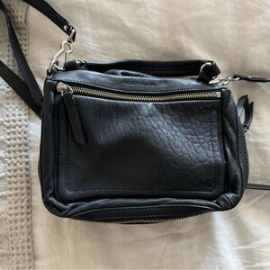 Black Leather Vince Camuto Bucket Bag